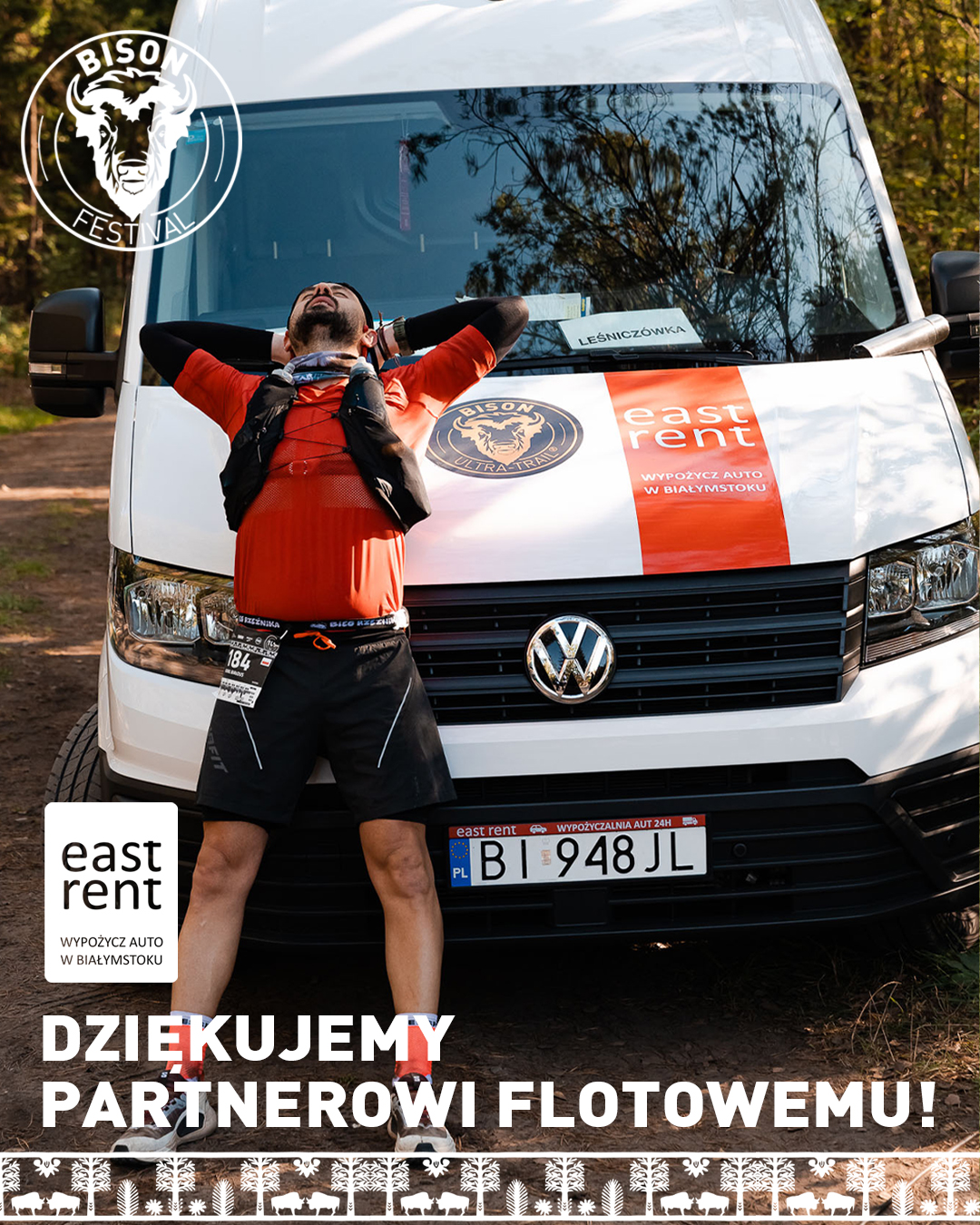Wypożyczalnia samochodów partnerem biegu Bison Ultra-Trail